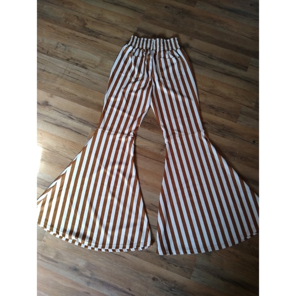 Turquoise Haven Pants - Turquoise Haven deep mustard bell bottoms